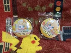 鏡音リン・レン マジミラ 2024 あそーと 缶バッジ
