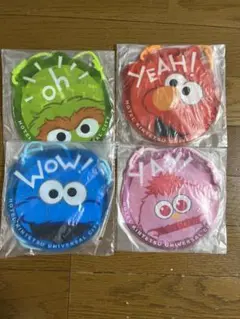 【値下げ】セサミストリート チケットホルダー ★4個セット