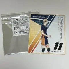 ハイキュー　月島蛍　ミニ色紙