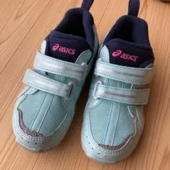 asics GDランナー　ベルクロ スニーカー 18.0 ミントグリーン