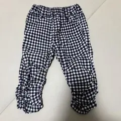 ベビー服　ギンガムチェックのパンツ　80センチ