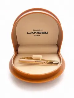 LANCEL ネクタイピン ゴールドカラー 専用ケース付きのサムネイル