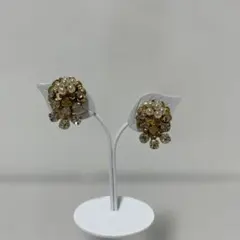 ミリアムハスケル　ビンテージ風パールクリスタルイヤリング　新品未使用品