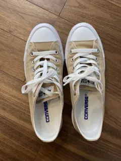 CONVERSE ALL STAR ベージュ キャンバス スニーカー