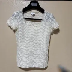 ★美品★ ARMANI COLLEZIONI シースルーカットソー　Mのサムネイル