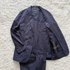 【ブラックレーベルクレストブリッジ】3点　 ジャケット　シャツ　パンツ 紺　L