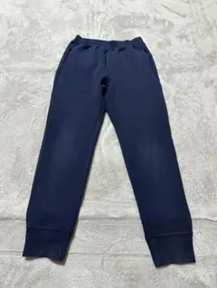 ユニクロ　ドライスウェットパンツ　ネイビーサイドジッパー付き
