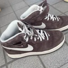 NIKEエアフォース1mid チョコレート