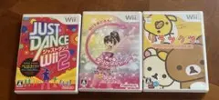 Wiiソフト3本まとめ売り　女児向け