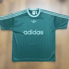 80s adidas デサント製 TAD-559 ゲームシャツ 緑 - メルカリ