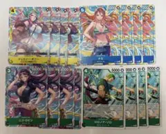 ワンピース ニコ・ロビン　ナミ　ボニー　ロロノア・ゾロ交流会　プロモ16枚セット