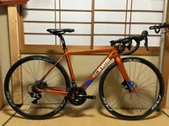 Cinelli Veltrixカーボンロードバイク (s)オレンジ　直接引き取りのサムネイル