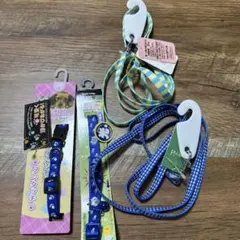 超小型犬、猫首輪、リード セット