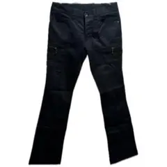 00s レザー切替 フレアパンツ LGB ifsixwasnine Kmrii - メルカリ