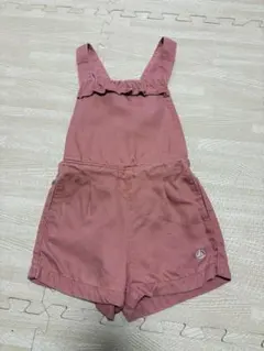 【美品】プチバトー キッズ サロペット ピンク