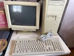 デスクトップPCセット ベージュ CRTモニター