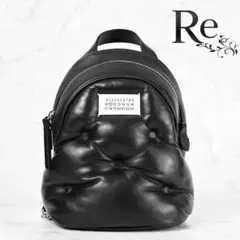 【美品】マルジェラ グラムスラム ミニ　バックパック リュック レザー 黒