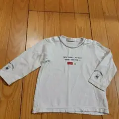 ELLE 　長袖Tシャツ　ホワイト　マスコット