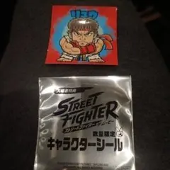 ストリートファイター ザ・ムービー 입장자 특템 キャラクターシール リュウ