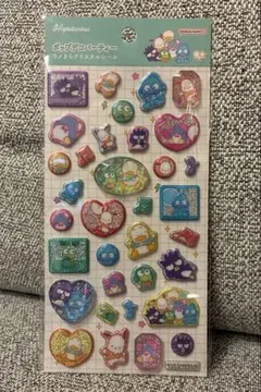 値引！正規品 ポップデコパーティー サンリオ ラメきらクリスタルシール