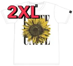 B'z UNITE2 イエモン　コラボ　ひまわりプリント Tシャツ L ビーズ B'z UNITE#2 イエモン コラボ ひまわりプリント Tシャツ L