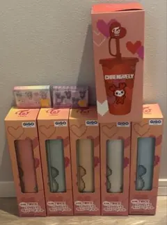 GIGO TWICE LOVELYS ストローキャップ付きプラタンブラー ミサモ