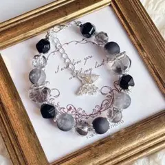 ガラスビーズ ブレスレット