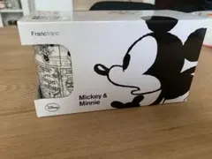 フランフラン　ディズニー　ミッキー&ミニーペアマグ　モノコミック