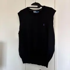 Ralph Lauren 黒 ノースリーブニット ベスト