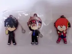 一番くじ 銀魂 銀八先生 H賞 ラバーチャーム 3体セット 神楽 土方 沖田