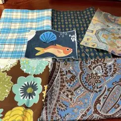 色々なハギレ＆チェック生地セット