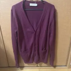 CAMPURE バーガンディ カーディガン L