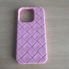 BOTTEGA VENETA ピンク シリコンケース　iPhone14プロ