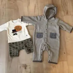 ベビーロンパース 男の子70cm 2枚まとめ売り