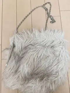 【内ポケットあり】heather 2WAYファーショルダーBAG アイボリーのサムネイル
