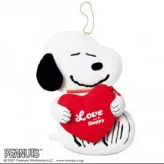 雑誌付録 SNOOPY［スヌーピー］ ハートを抱っこ！ふわふわWポーチのサムネイル