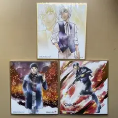 色紙アート　コナン　安室透　赤井秀一