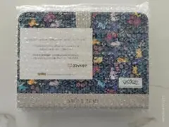 スマイルゼミ　ポケモン タブレットカバー　ネイビー　花柄
