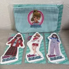 リカちゃんくじ　ダイカットキーチェーン３種・ポーチ