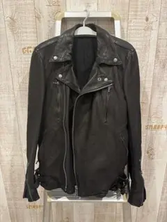 14AW★アタッチメント★カズユキクマガイ レザーブルゾン 3 14AW☆アタッチメント☆カズユキクマガイ レザーブルゾン 3