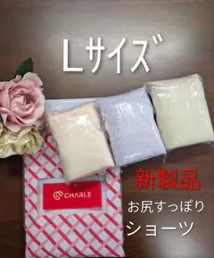シャルレ新製品お尻すっぽりデイリーショーツLサイズ３枚セットさらに快適安心激安のサムネイル
