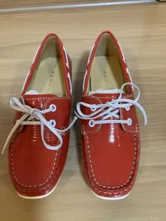 新品‼️REGAL 赤 ローファー 合成皮革