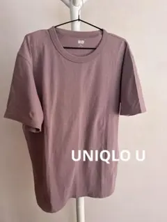 UNIQLO U XL 薄紫Tシャツ