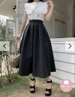 MARY QUANT ボーダーニット フレアスカート ドッキングワンピース