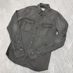 S*E様 【美品】Nudie Jeans ウエスタン デニムシャツ グレーのサムネイル