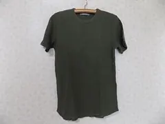 44461　ナノユニバース　ワッフル半袖カットソー　モスグリーン　Ｓ