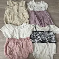 プティマイン　テーターテート　アプレレクール　ロンパースセット 70㎝