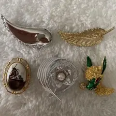 ヴィンテージ風　ブローチ　おまとめ　#64