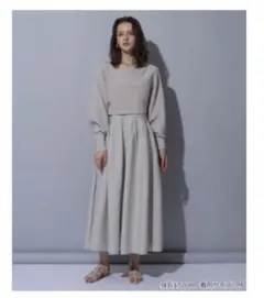 ボレロ付きニットワンピース　CADUNE カデュネ