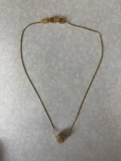 GIVENCHY ゴールド ネックレス ラインストーン ヴィンテージ